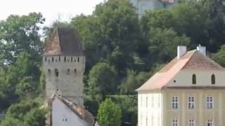 preview picture of video 'Southern Panorama from Council Tower in Sighisoara, Romania'