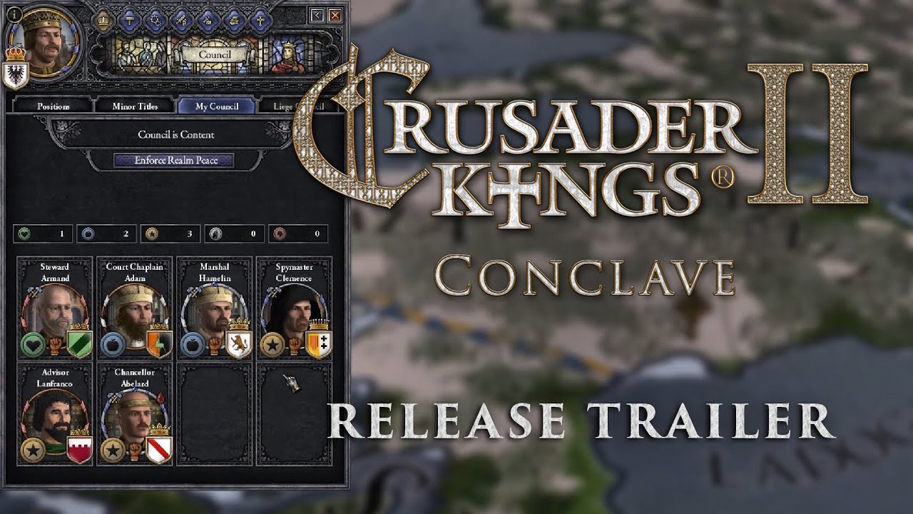Crusader Kings 2: Conclave - Release Trailer - YouTube