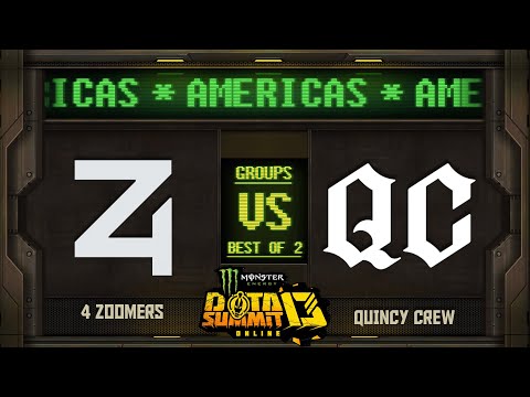4Zoomers vs Quincy Crew Game 1 - Monster Energy Dota Summit 13 Online NA/SA: Groups w/ Moxxi & Neph