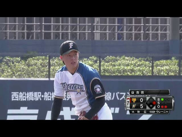 【ファーム】ファイターズ・吉田 7回を無失点に抑える好投!! 2021/9/7 F-G(ファーム)