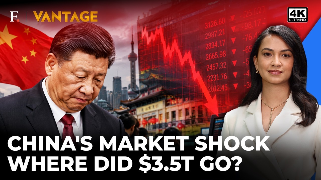 Is China's Market Crash going to Hit Indian Wallets? | Vantage on Firstpost
