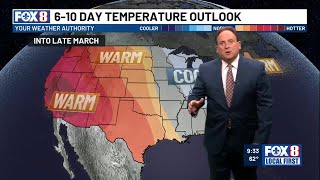 Evening weather update for Monday, March 17