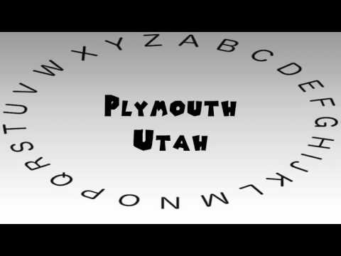 How to Say or Pronounce USA Cities — Plymouth, Utah