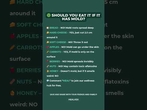 🚫 Not all mold is created equal — and eating the wrong kind can make you seriously sick.