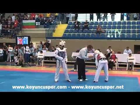 46kg Gokmen Suhansera(GER) - Vashakmadze Teona (GEO) (18th Europen Junior TKD Championships)