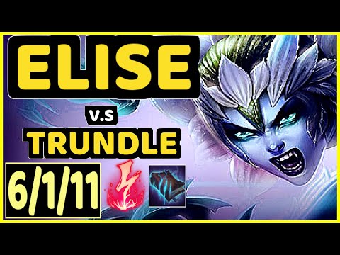 ZUAO (ELISE) vs TRUNDLE - 6/1/11 KDA JUNGLE CHALLENGER GAMEPLAY - BR