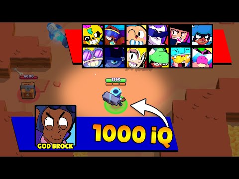 1000iQ GOD BROCK Broken All Brawlers! Brawl Stars Funny Moments & Wins & Fails & Glitches ep.388