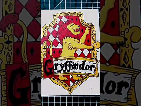 Dessin harry potter gryffindor #dessinfacile #tutodessin