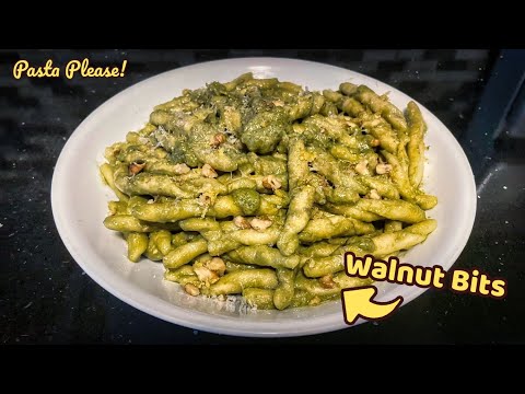 Try this LEMON FILEJA pasta with INCREDIBLY TASTY walnut pesto! - Pasta Please!