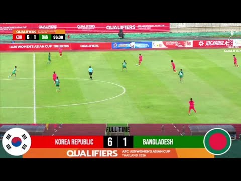 Bangladesh vs South Korea football | Highlights |Asian Cup Qualifier 