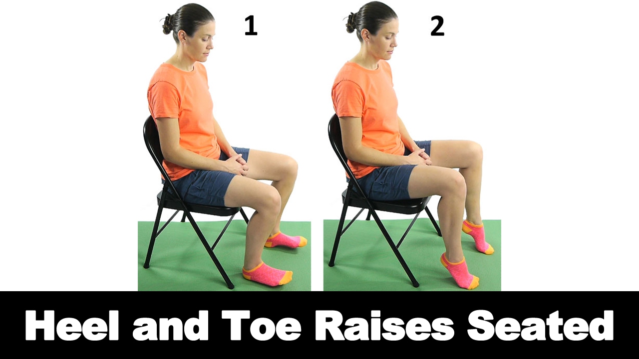 Heel and Toe Raises Seated - Ask Doctor Jo - YouTube