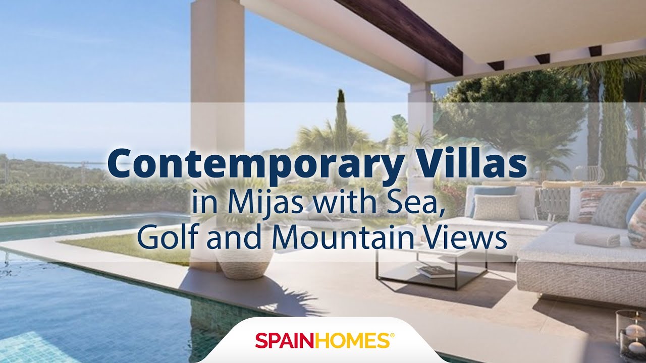 Contemporary Villas in Mijas with Sea, Golf and Mountain Views