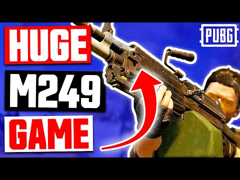 The M249 is ACTUALLY AMAZING // PUBG Console