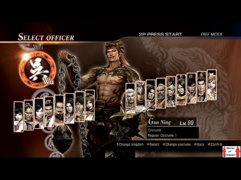 Dynasty Warriors 8 Level 5 Weapon Guides - Gan Ning (Battle of Hefei - Wu Forces)