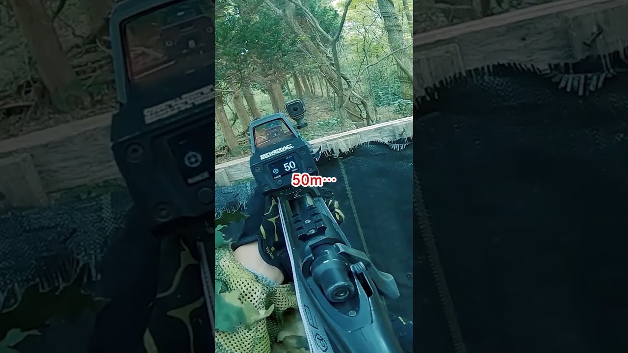 森でバシバシ敵を倒しまくる動画 #サバゲー