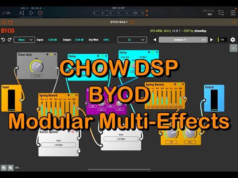 BYOD (Build Your Own Distortion) AUv3 Multi-Effects - 100% FREE - Walkthrough & Tutorial for iOS