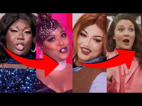 Drag Race S18 Snatch Game - Queens vs Real Life People