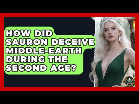 How Did Sauron Deceive Middle-earth During The Second Age? - Echoes Of The Ring