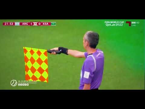 ARGENTINA 1 SAAUDI ARABIA 2 #worldcup