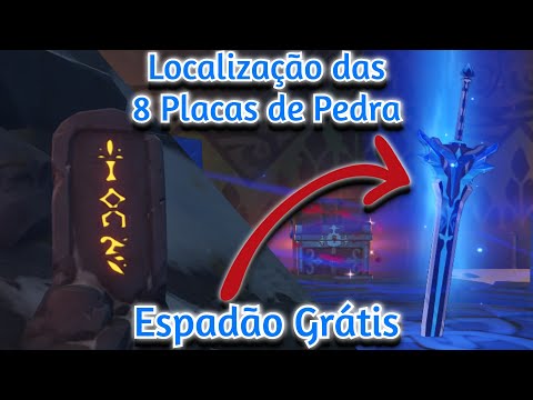 Free Sword - Location of the 8 Stone Tablets - Genshin Impact
