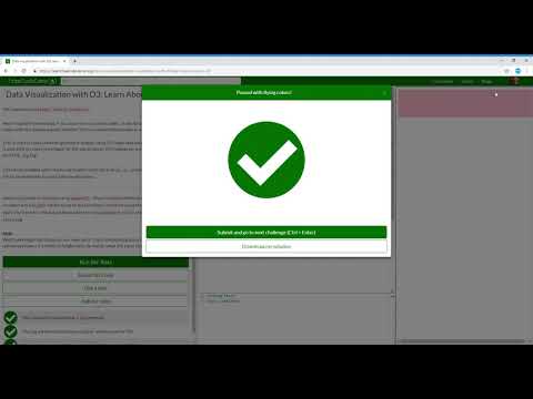 Data Visualization with D3  Learn About SVG in D3   Learn freeCodeCamp10/29