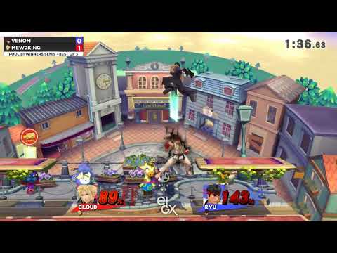 Mew2King vs Venom - EGLX 2018 - Wii U Pools