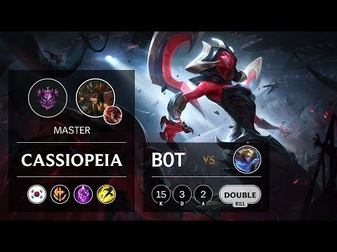 Cassiopeia Bot vs Ezreal - KR Master Patch 9.24