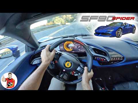 The Ferrari SF90 Spider is Seductively Fast + Smooth (POV Drive Review)
