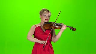 Download lagu Girl Plays the Violin  Green Screen Video Effect | No Copyright Stock Video mp3