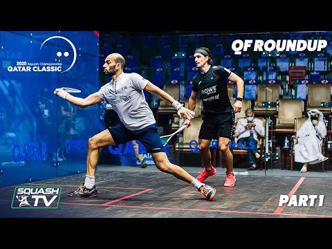 Squash: Qatar Classic 2020 - Quarter Final Roundup [Pt.1]