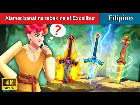 Alamat banal na tabak na si Excalibur 🤴 King Arthur in Filipino | WOA - Filipino Fairy Tales