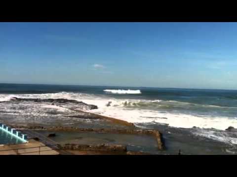 Tow in surfer at Woonona