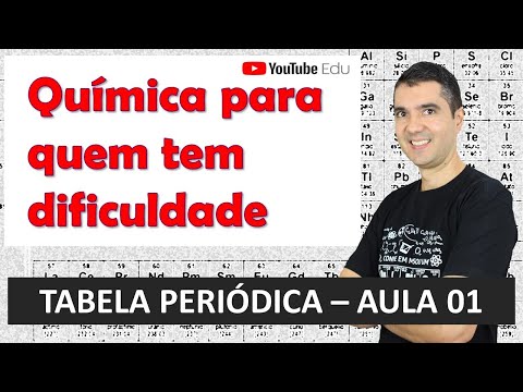 TABELA PERIÓDICA - AULA 01