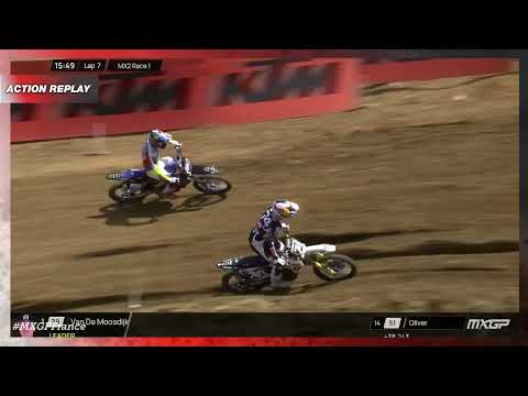 Benistant vs De Wolf vs Van de Moosdijk | MX2 Race 1 | MXGP of France 2023 àMXGP #Motocross