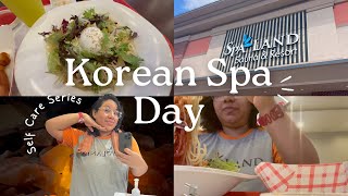 Korean Spa Day | Self Care | Spa Land | Korean Cold Noodles