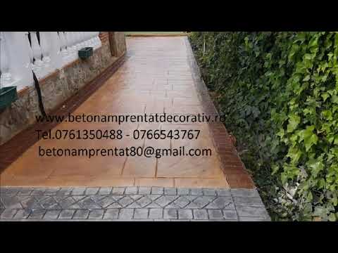 Beton Amprentat Pogăceaua - Mureș Tel.0761350488 -0766543767