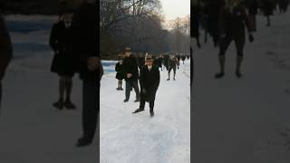 Ice Skating in 1921 - Restored Footage