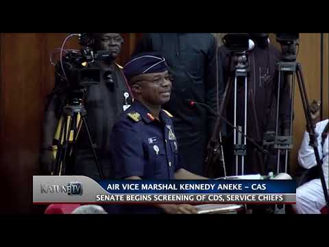 Senate begins screening of CDS, service chiefs, Chief of Air Staff, Air Vice Marshal Kennedy Aneke