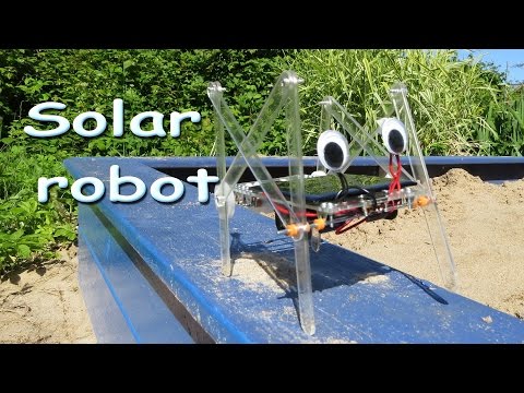 Как собрать Шагающий робот на солнечной батарее / Может сделать любой / Sekretmastera рекомендует!