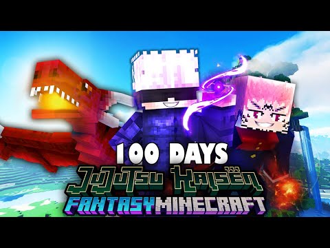 100 Days in Jujutsu Kaisen x Minecraft?! Unbelievable Adventure!