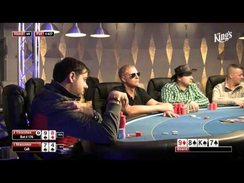 CASH KINGS E04 - Highlight - Massimo's River-check-raise - Live cash game poker show