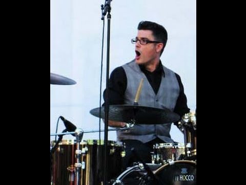 Jeango Alfred drum solo at Cafe Le Flamand, 26 Sept 2014