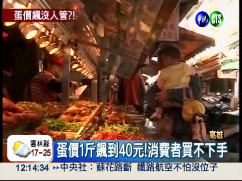 溫差大產量少 蛋價1斤飆破40元!