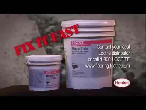 Gray loctite pc 9416 floor fill, for concrete repair, bucket