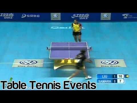 Liu Shiwen Vs Elizabeta Samara: Final [Volkswagen World Cup 2012]