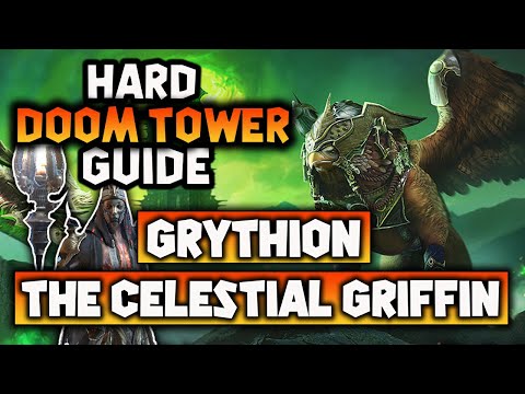 GRYTHION THE CELESTIAL GRIFFIN | Hard Doom Tower Guide | Floor 50 | Raid Shadow Legends