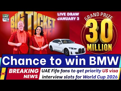 Dh30 million up for grabs as Big Ticket Abu Dhabi announces biggest draw for 2026! | BigTicket