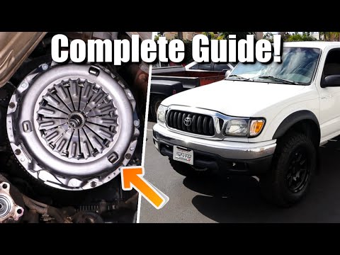 How To Replace Clutch on Toyota Tacoma 1st Gen (1995 - 2004) START TO FINISH