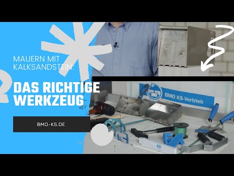 BMO erklärt: Welche Werkzeuge brauche ich? | Mauern mit Kalksandstein –Teil 3 | BMO KS-Vertrieb