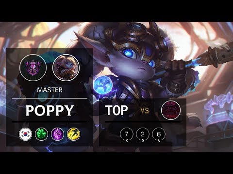 Poppy Top vs Ornn - KR Master Patch 9.15